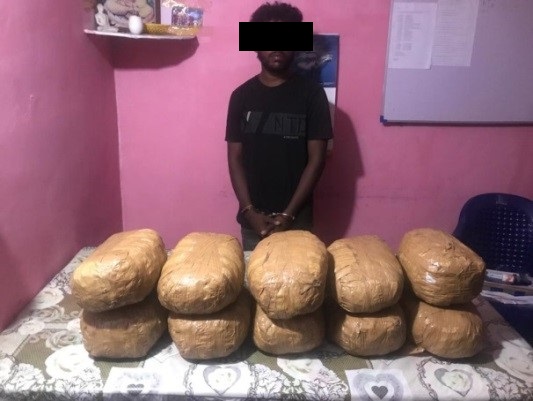 නයිනතිව් දූපතෙන් කේරළ ගංජා