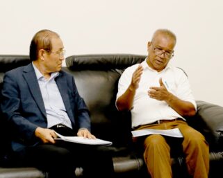 කොපියා සංවිධානයේ නියෝජිතයා ලාල්කාන්ත මහතා  හමුවේ