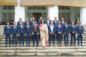 කාන්තා ජාතික ක්රිකට් පිල අගමැතිනි හරිනි හමුව